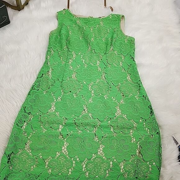 Spring Green NY&Co. Size 10 Dress - Picture 5 of 8